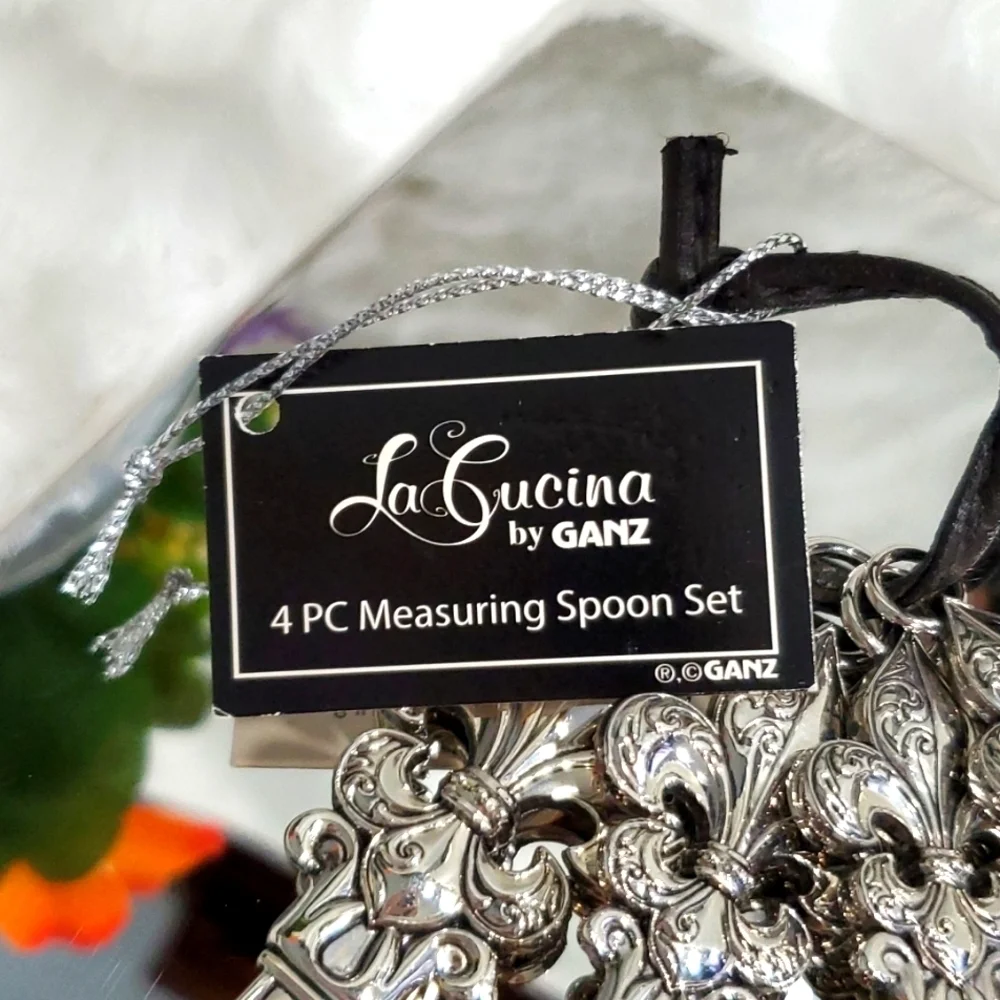 "LA CUCINA" 4PC MEASURING SPOON SET BY Ganz - Picture 7 of 8
